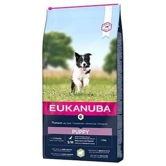 Zooplus 12kg Puppy Small & Medium Breed Lam & Rijst Eukanuba Hondenvoer aanbieding