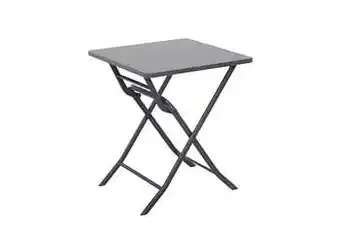 Brico Central Park bistrotafel Stacy antraciet staal 60x60cm aanbieding