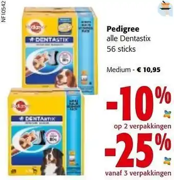 Colruyt Pedigree dentastix medium aanbieding