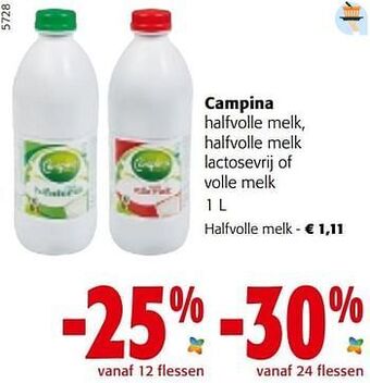 Colruyt Campina halfvolle melk aanbieding