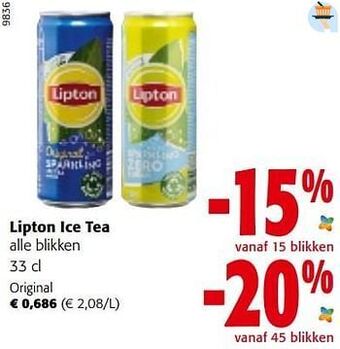 Colruyt Lipton ice tea original aanbieding