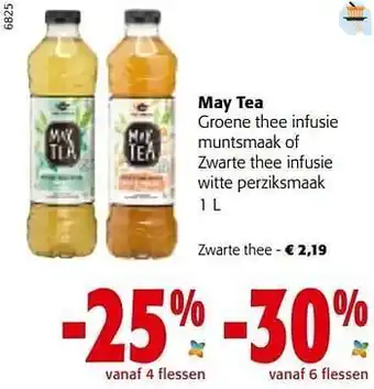 Colruyt May tea zwarte thee aanbieding