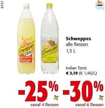 Colruyt Schweppes indian tonic aanbieding