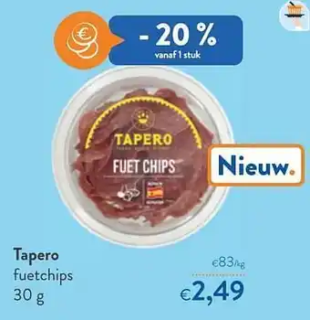 OKay Tapero fuetchips aanbieding