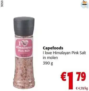 Colruyt Capefoods i love himalayan pink salt aanbieding