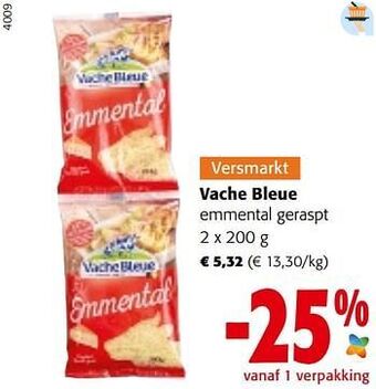 Colruyt Vache bleue emmental geraspt aanbieding