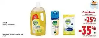 Colruyt Dettol vloerdoekjes ontvetter citroen aanbieding