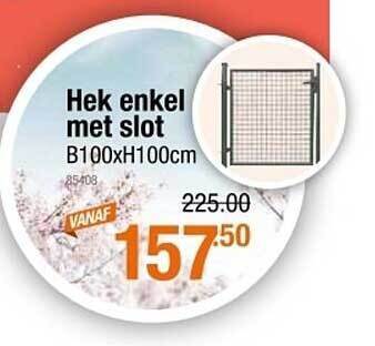 Cevo Hek Enkel Met Slot aanbieding