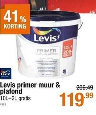 Cevo Levis Primer Muur & Plafond aanbieding