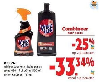 Colruyt Vitro clen spray aanbieding
