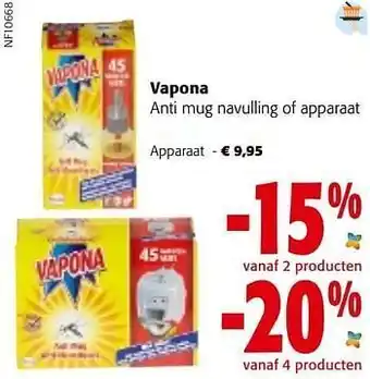 Vapona anti mug apparaat