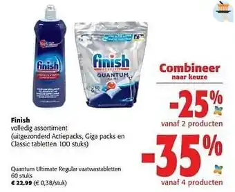 Finish quantum ultimate regular vaatwastabletten
