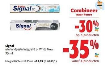 Colruyt Signal integral 8 charcoal aanbieding