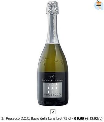 Colruyt Prosecco d.o.c. bacio della luna brut aanbieding