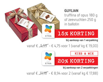 Spar Guylian aanbieding