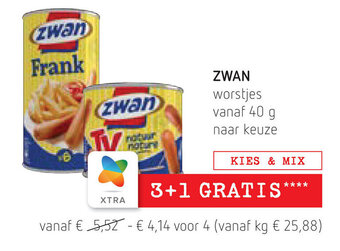 Spar Zwan aanbieding