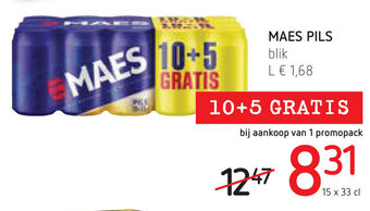 Spar Maes Pils aanbieding