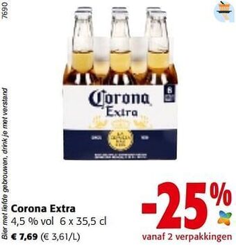 Colruyt Corona extra aanbieding