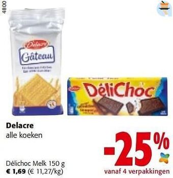 Colruyt Delacre délichoc melk aanbieding