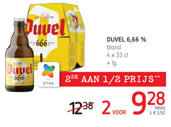Spar Duvel 6,66% aanbieding