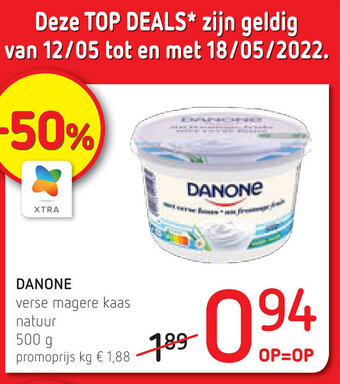 Spar Danone aanbieding