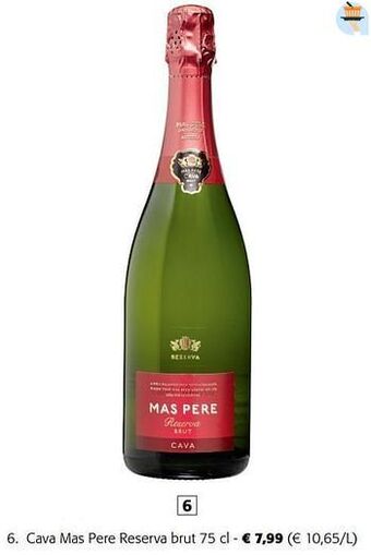 Colruyt Cava mas pere reserva brut aanbieding