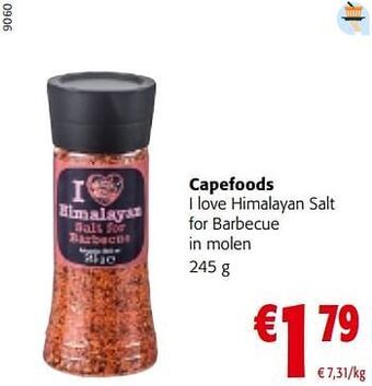 Colruyt Capefoods i love himalayan salt for barbecue aanbieding