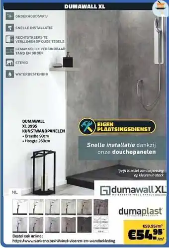Bouwcenter Frans Vlaeminck Dumawall xl aanbieding