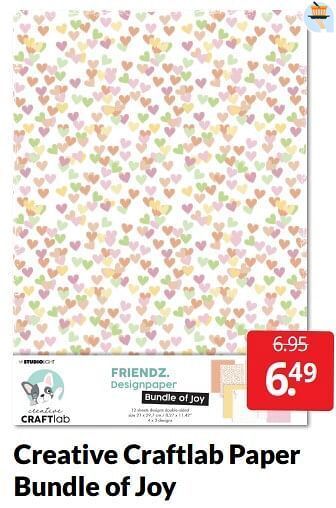 Boekenvoordeel Creative craftlab paper bundle of joy aanbieding