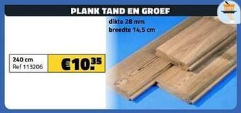 Bouwcenter Frans Vlaeminck Plank tand en groef aanbieding