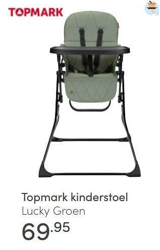 Baby & Tiener Topmark kinderstoel lucky groen aanbieding