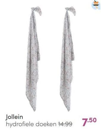 Baby & Tiener Jollein hydrofiele doeken aanbieding