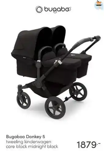 Baby & Tiener Bugaboo donkey 5 tweeling kinderwagen aanbieding