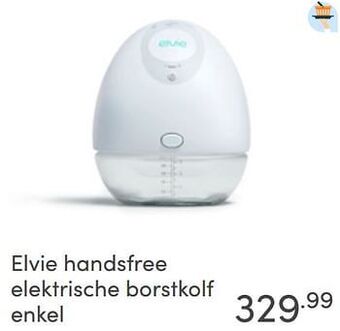Baby & Tiener Elvie handsfree elektrische borstkolf enkel aanbieding