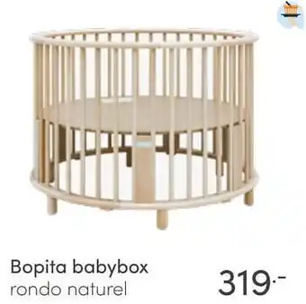 Baby & Tiener Bopita babybox rondo naturel aanbieding