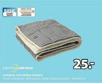 Jysk Sunndal Katoenen Dekbed aanbieding
