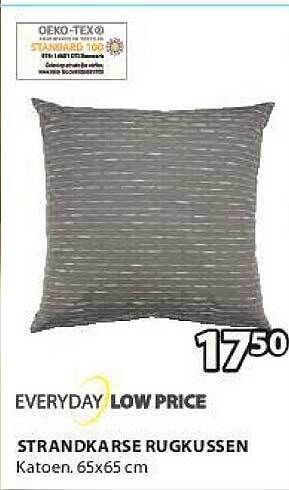 Jysk Strandkarse Rugkussen aanbieding