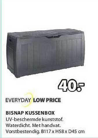 Jysk Bisnap Kussenbox aanbieding