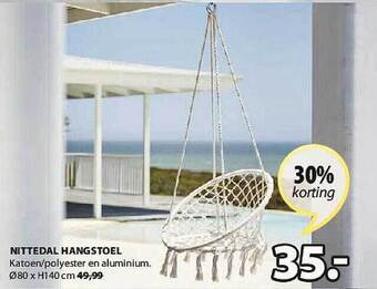 Jysk Nittedal Hangstoel aanbieding