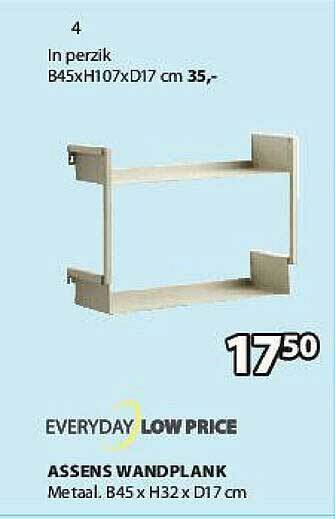 Jysk Assens Wandplank aanbieding