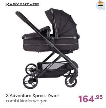 Baby & Tiener X adventure xpress zwart combi kinderwagen aanbieding