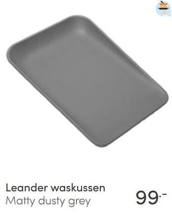 Baby & Tiener Leander waskussen matty dusty grey aanbieding