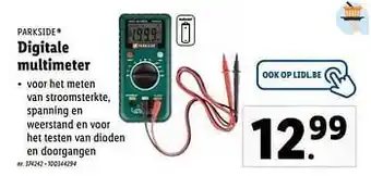Lidl Parkside digitale multimeter aanbieding