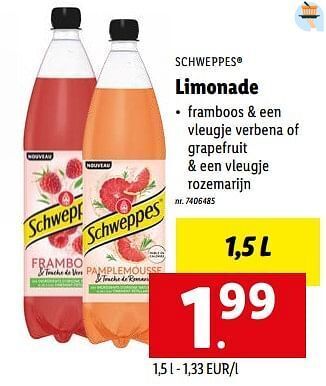 Lidl Limonade aanbieding