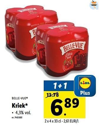 Lidl Kriek aanbieding