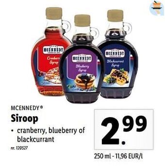 Lidl Siroop aanbieding