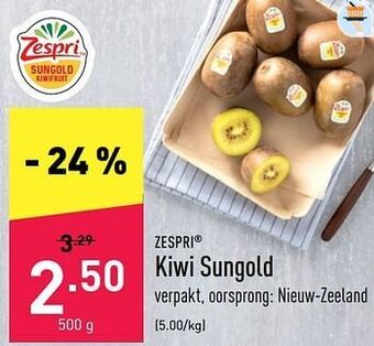 ALDI Kiwi sungold aanbieding