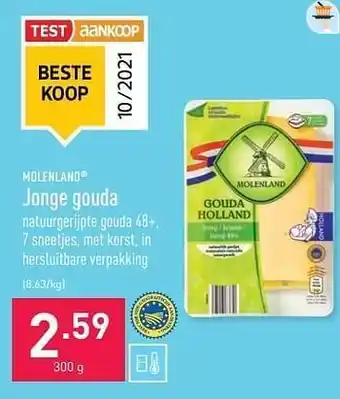 ALDI Jonge gouda aanbieding