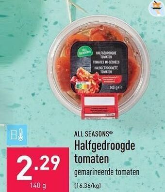 ALDI Halfgedroogde tomaten aanbieding