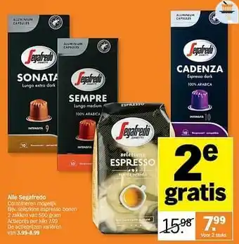 Albert Heijn Selezione espresso bonen aanbieding